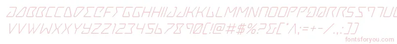 Tracersuperital Font – Pink Fonts