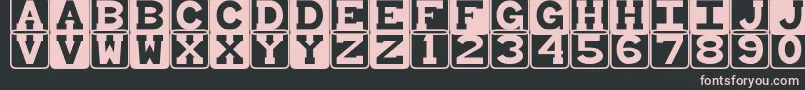 Más sobre la fuente BabyBlocks fuente BabyBlocks – Fuentes Rosadas Sobre Fondo Negro
