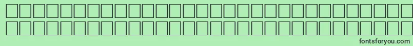 Pikto4 Font – Black Fonts on Green Background