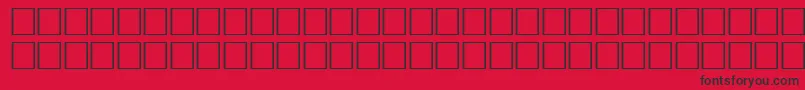 fuente Pikto4 – Fuentes Negras Sobre Fondo Rojo