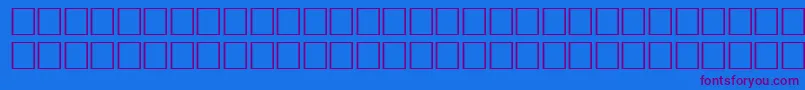 Шрифт Pikto4 – фиолетовые шрифты на синем фоне