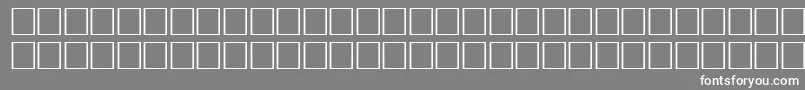 フォントPikto4 – 灰色の背景に白い文字