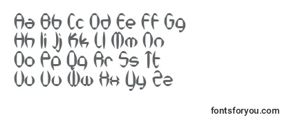 Überblick über die Schriftart SfSynthonicPop