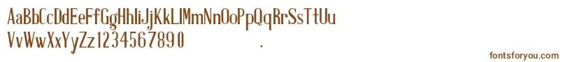 AntiqueBookCover Font – Brown Fonts on White Background