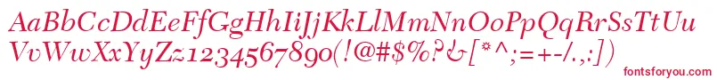 TycoonOldstyleSsiNormal Font – Red Fonts