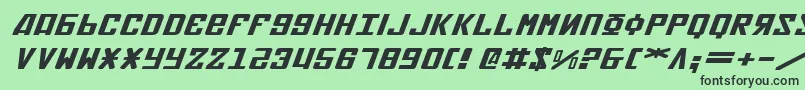 Soviet2eei Font – Black Fonts on Green Background