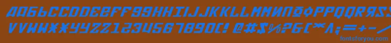 More about Soviet2eei Font Soviet2eei Font – Blue Fonts on Brown Background