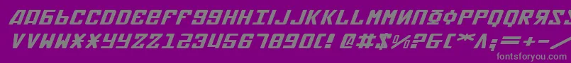 Weitere Informationen zur Soviet2eei-Schriftart Soviet2eei-Schriftart – Graue Schriften auf violettem Hintergrund