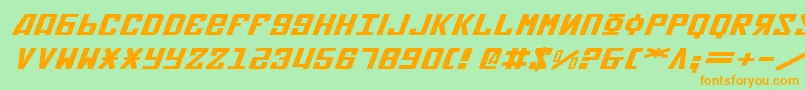 Подробнее о шрифте Soviet2eei Шрифт Soviet2eei – оранжевые шрифты на зелёном фоне