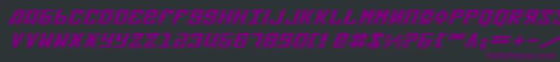 Soviet2eei Font – Purple Fonts on Black Background