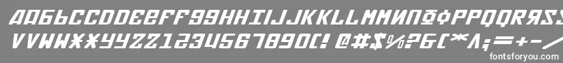 Soviet2eei Font – White Fonts on Gray Background