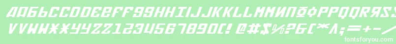 Soviet2eei Font – White Fonts on Green Background