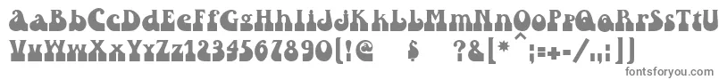 Asylbekm25inkwell.Kz Font – Gray Fonts on White Background