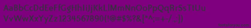 BaileySansItcTtBook Font – Black Fonts on Purple Background