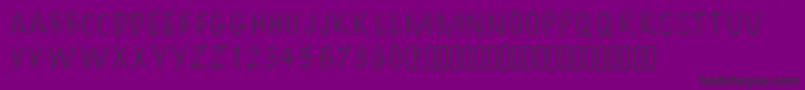 Filament Font – Black Fonts on Purple Background