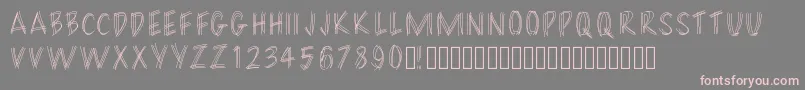 Filament Font – Pink Fonts on Gray Background