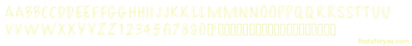 Filament-Schriftart – Gelbe Schriften