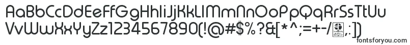 TypoRoundRegularDemo-fontti – Järjestelmäfontit