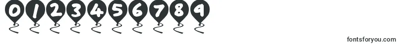 BalloonFloats Font – Fonts for Numbers and Digits