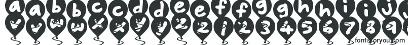 Шрифт BalloonFloats – надписи красивыми шрифтами