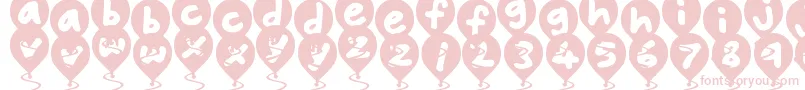 BalloonFloats Font – Pink Fonts