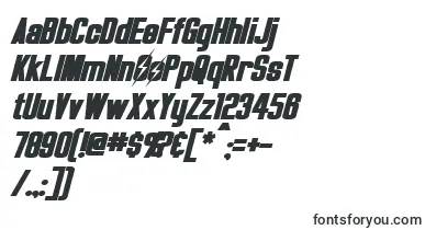  OverseerBoldItalic font