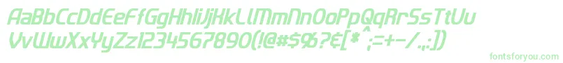 ImakiCondensedItalic Font – Green Fonts