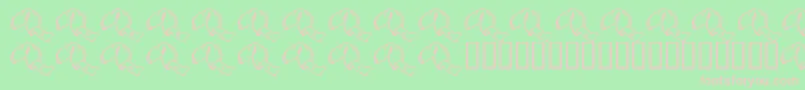 JlrFortuneCookies Font – Pink Fonts on Green Background