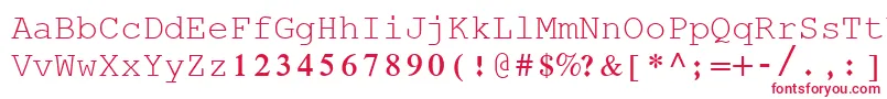 RodTransparent Font – Red Fonts