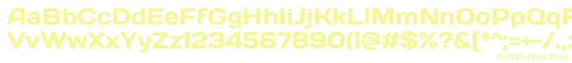 DaysoneRegular Font – Yellow Fonts on White Background