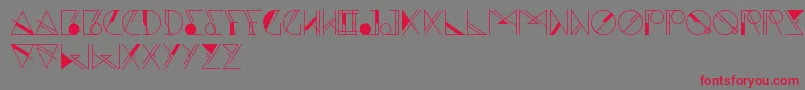 fuente Aesthetika – Fuentes Rojas Sobre Fondo Gris