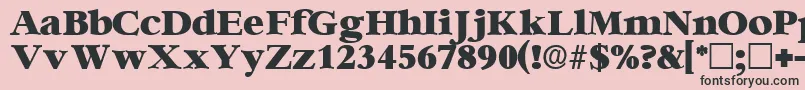 IngenuedisplaysskRegular Font – Black Fonts on Pink Background