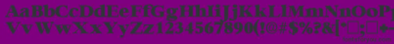 IngenuedisplaysskRegular Font – Black Fonts on Purple Background