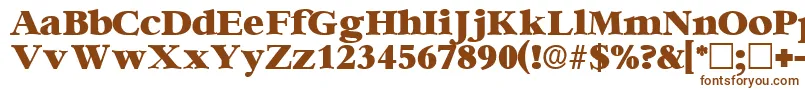 IngenuedisplaysskRegular Font – Brown Fonts on White Background