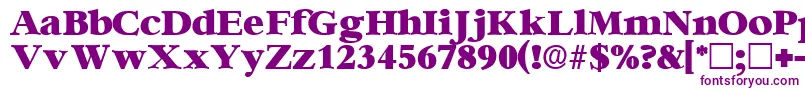 IngenuedisplaysskRegular Font – Purple Fonts on White Background