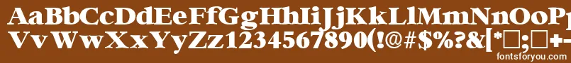 IngenuedisplaysskRegular Font – White Fonts on Brown Background