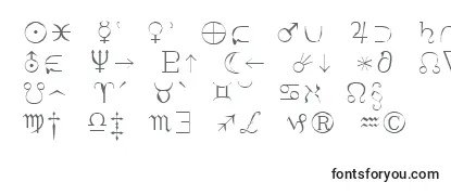 Syastro Font
