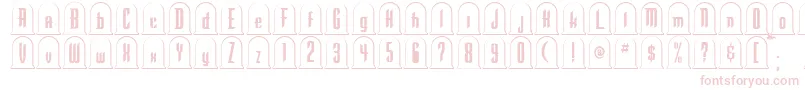 Gr Font – Pink Fonts on White Background