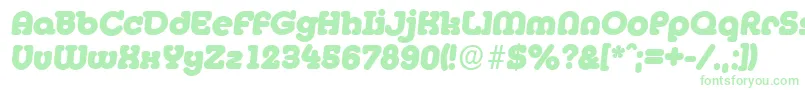 MexicoserialHeavyItalic Font – Green Fonts