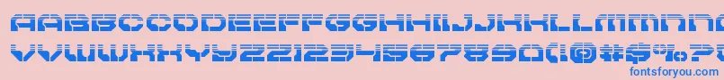 Pulsarclasshalf Font – Blue Fonts on Pink Background
