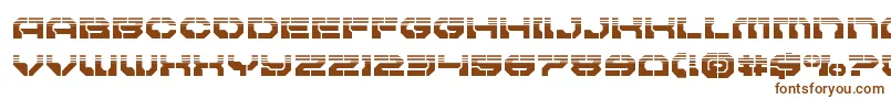 Pulsarclasshalf Font – Brown Fonts on White Background