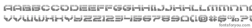 フォントPulsarclasshalf – 白い背景に灰色の文字