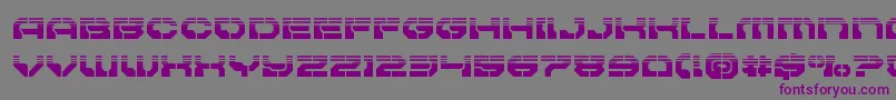 Pulsarclasshalf Font – Purple Fonts on Gray Background