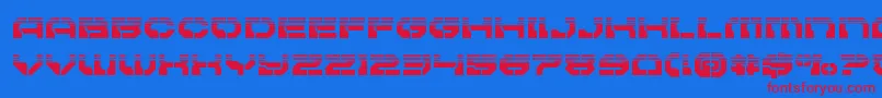 En savoir plus sur la police Pulsarclasshalf Police Pulsarclasshalf – polices rouges sur fond bleu