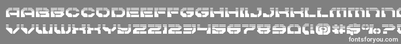 Pulsarclasshalf Font – White Fonts on Gray Background