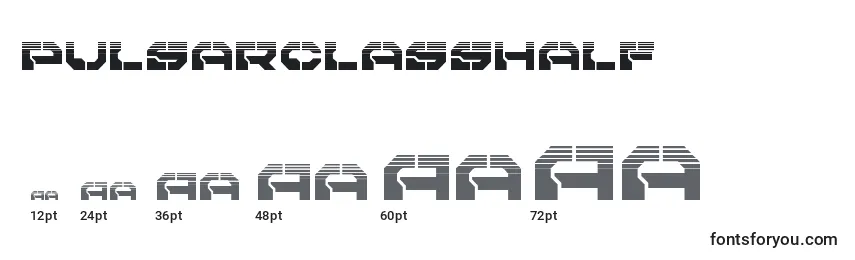 Pulsarclasshalf Font Sizes
