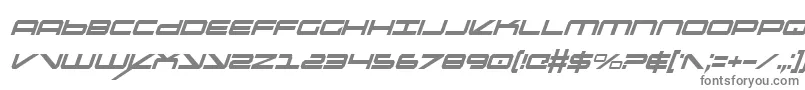Шрифт OramacItalicon – серые шрифты на белом фоне
