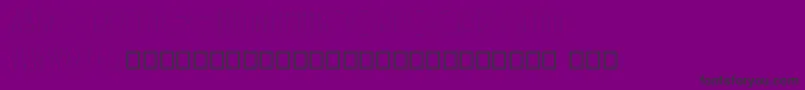 Fonte SolarLight – fontes pretas em um fundo violeta