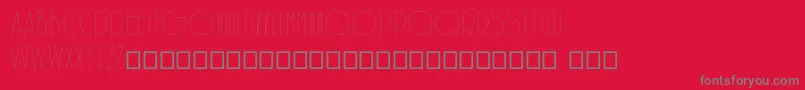 SolarLight Font – Gray Fonts on Red Background