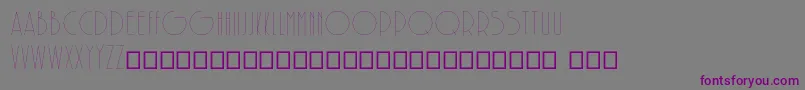 SolarLight Font – Purple Fonts on Gray Background